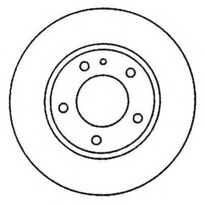 JURID 562051JC Гальмівний диск JURID 562051JC Гальмівний диск