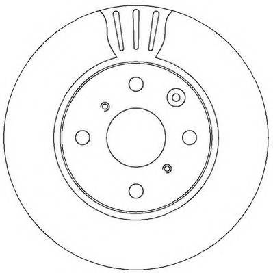 JURID 562311JC Гальмівний диск JURID 562311JC Гальмівний диск