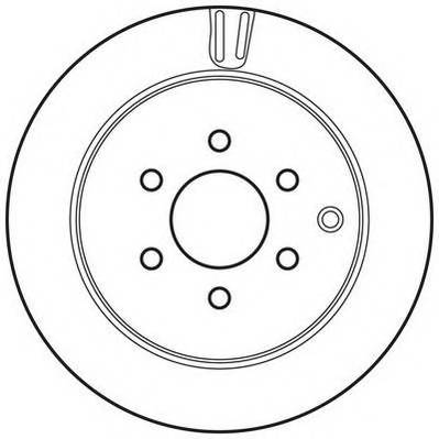 JURID 562782JC Тормозной диск