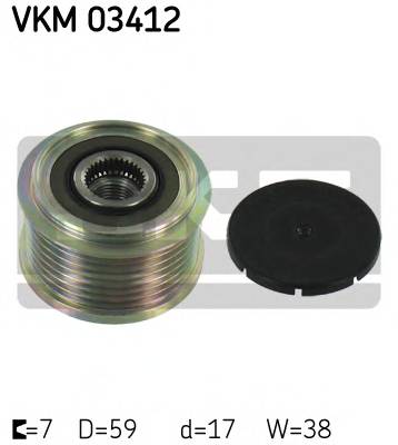 SKF VKM 03412 Механизм свободного хода г...