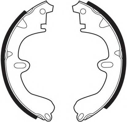 FERODO FSB208 Комплект гальмівних колодо...