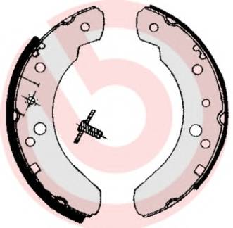 BREMBO S 24 537 Комплект тормозных колодок