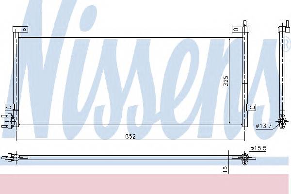 NISSENS 940429 Радиатор кондиционера NISSENS 940429 Радиатор кондиционера