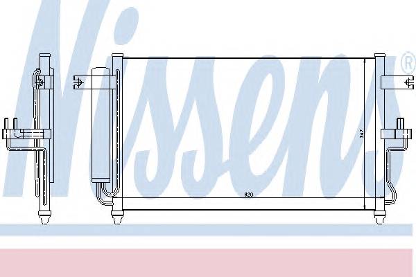 NISSENS 94453 Конденсатор, кондиционер NISSENS 94453 Конденсатор, кондиционер