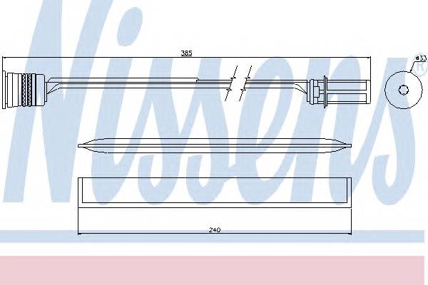 NISSENS 95466 Осушитель, кондиционер