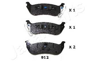 JAPANPARTS PP912AF KLOCKI HAM. CHRYSLER T. PACIFICA 3,5/4,0 V6 03-08