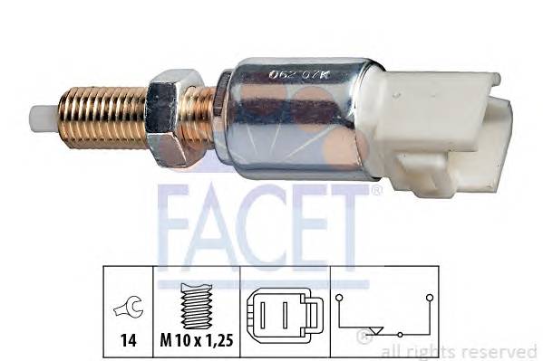 FACET 7.1062 Выключатель фонаря сигнала...