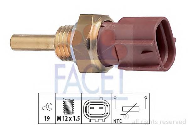 FACET 7.3213 Датчик, температура масла; ...