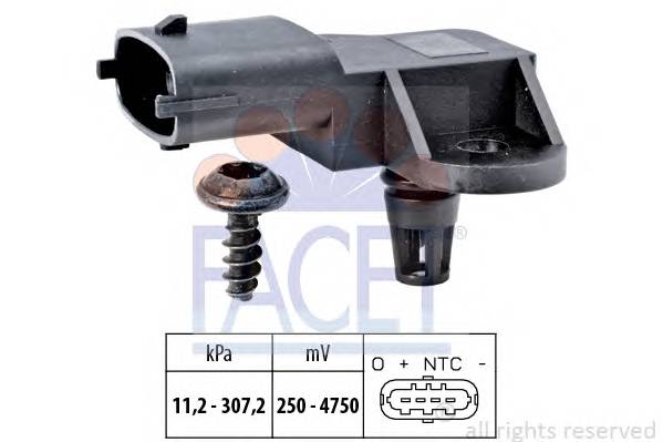 FACET 103341 Датчик абсолютного тиску (MA... FACET 103341 Датчик абсолютного тиску (MA...