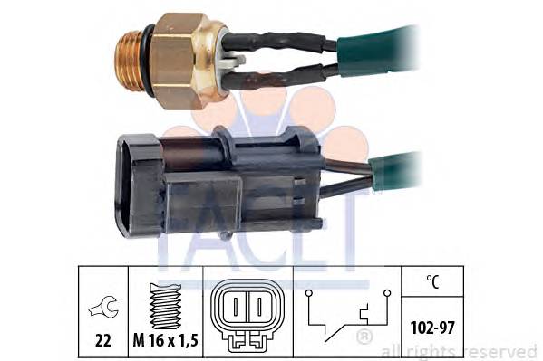 FACET 7.5066 Термовыключатель, вентилят...