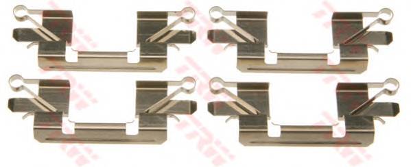 TRW PFK606 Комплектуючі, колодки диск...