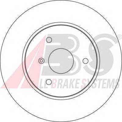 A.B.S. 17161 Гальмівний диск A.B.S. 17161 Гальмівний диск