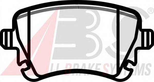 A.B.S. 37411 Комплект тормозных колодок