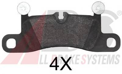 A.B.S. 37788 Комплект тормозных колодок