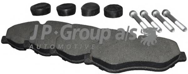 JP GROUP 1163601710 Комплект тормозных колодок...
