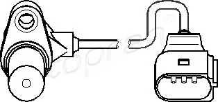 TOPRAN 111 367 Датчик частоты вращения, уп