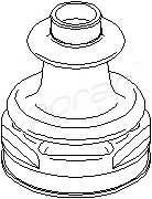 TOPRAN 301 955 Пыльник, приводной вал