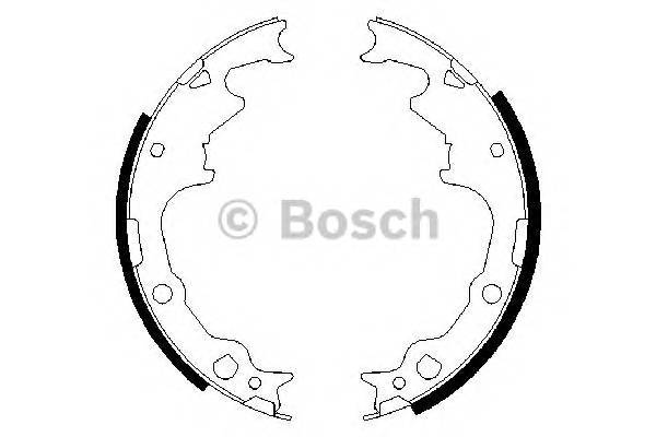 BOSCH 0 986 487 396 Комплект тормозных колодок