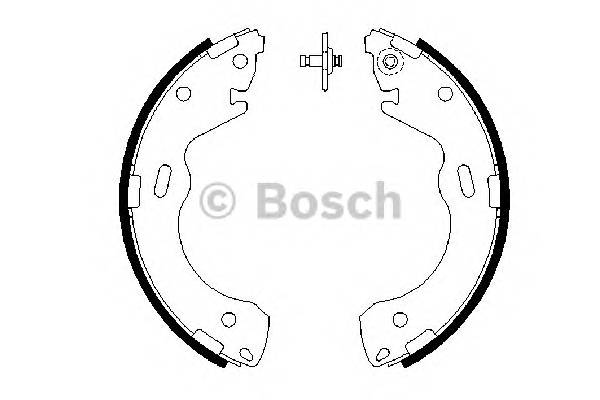 BOSCH 0 986 487 654 Комплект тормозных колодок