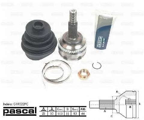 PASCAL G1R022PC Шарнірний комплект, привод... PASCAL G1R022PC Шарнірний комплект, привод...