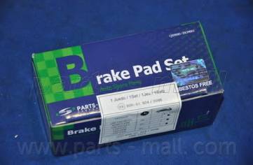 PARTS-MALL PKC-E21 Комплект гальмівних колодо...