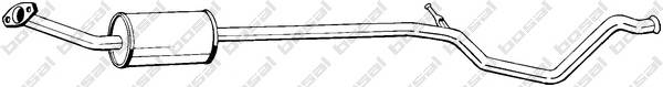BOSAL 288-103 Средний глушитель выхлопны