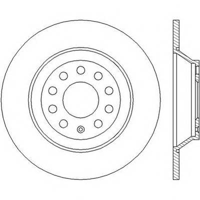 JURID 562438JC Тормозной диск