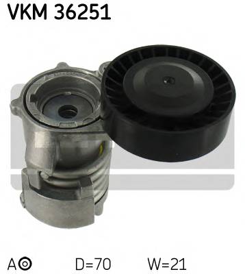 SKF VKM 36251 Натяжний ролик, поліклінов... SKF VKM 36251 Натяжний ролик, поліклінов...