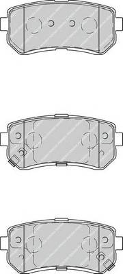 FERODO FDB4235 Комплект тормозных колодок
