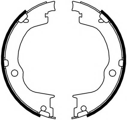 FERODO FSB4006 Комплект гальмівних колодо...