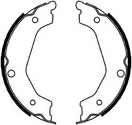 FERODO FSB4048 Комплект гальмівних колодо...