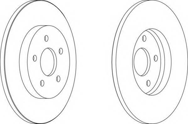 FERODO DDF1126 Диск гальмівний