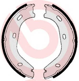 BREMBO S 50 505 Комплект гальмівних колодо...