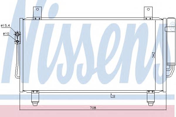 NISSENS 940435 Конденсатор, кондиционер NISSENS 940435 Конденсатор, кондиционер