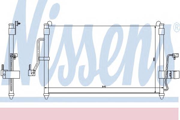 NISSENS 94454 Конденсатор, кондиционер NISSENS 94454 Конденсатор, кондиционер