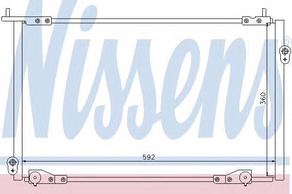 NISSENS 94736 Конденсатор, кондиционер