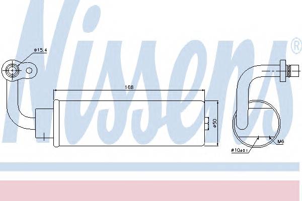 NISSENS 95444 Осушитель, кондиционер