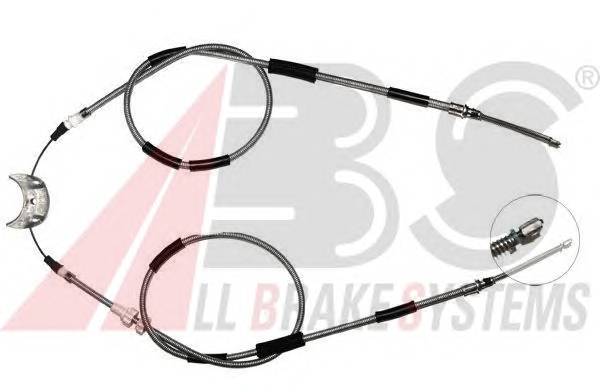 A.B.S. K10615 Трос, стояночная тормозная 