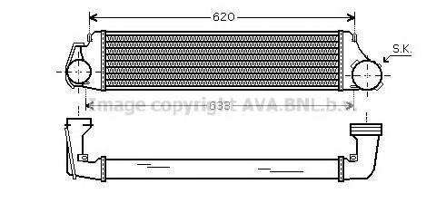 AVA QUALITY COOLING BW4282 Интеркулер AVA QUALITY COOLING BW4282 Интеркулер
