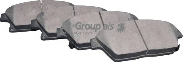 JP GROUP 1263602610 Комплект тормозных колодок