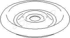TOPRAN 205 465 Опора стойки амортизатора