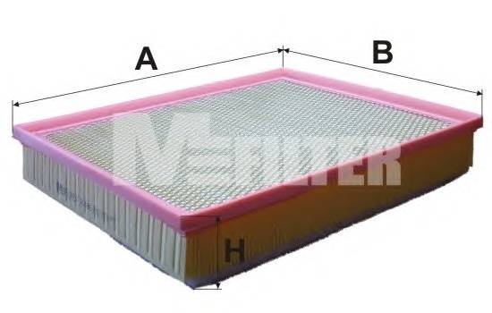 MFILTER K496 Фiльтр салону MFILTER K496 Фiльтр салону