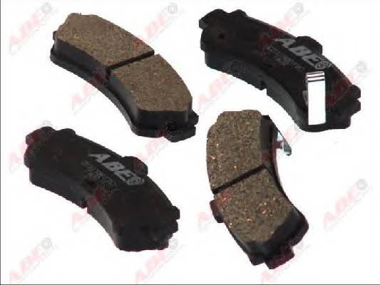 ABE C21037ABE Комплект тормозных колодок