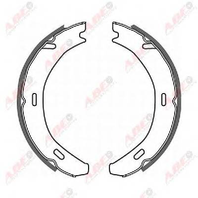 ABE CRM002ABE Комплект тормозных колодок...