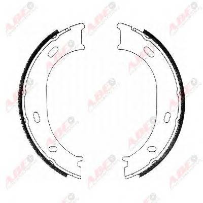 ABE CRM004ABE Комплект тормозных колодок...