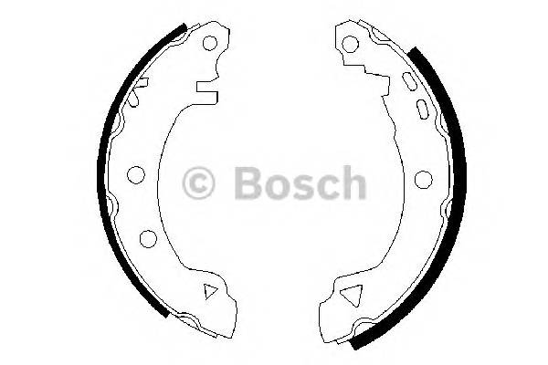 BOSCH 0 986 487 289 Комплект тормозных колодок