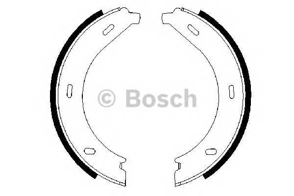 BOSCH 0 986 487 605 Комплект тормозных колодок