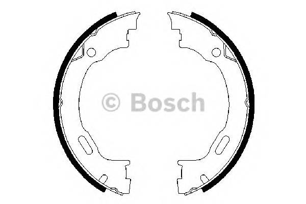 BOSCH 0 986 487 609 Комплект тормозных колодок...