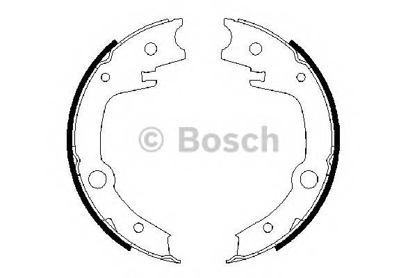 BOSCH 0 986 487 679 Комплект тормозных колодок...