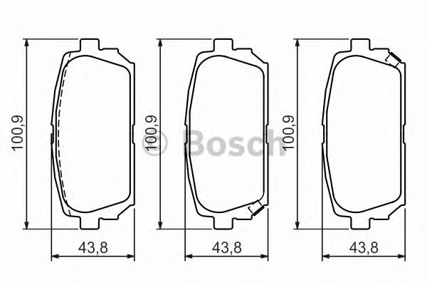 BOSCH 0 986 494 400 Комплект тормозных колодок... BOSCH 0 986 494 400 Комплект тормозных колодок...